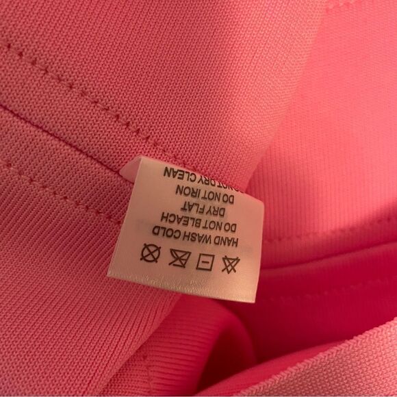 Bella Barnett Pink Bandage Bodycon Dress Sleeveless Size Small NWT - Picture 7 of 9